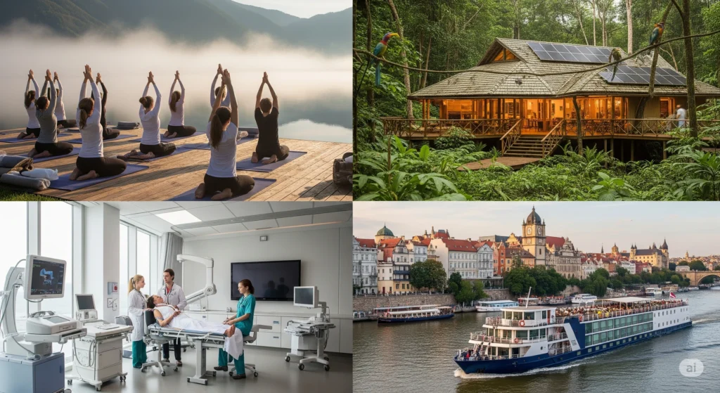 Wellness, eco, medical, and cruise tourism in India