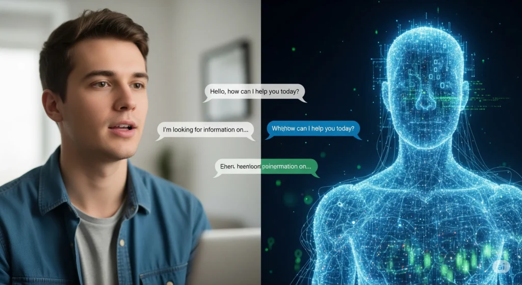 Friendly AI assistant using cognitive science for natural conversations